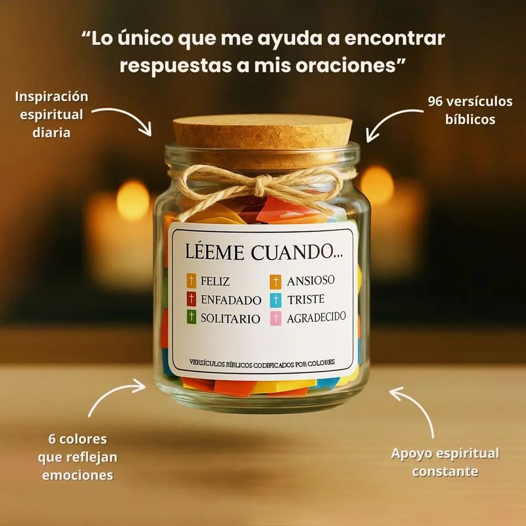 Frasco bíblico - Mensaje diario para el alma