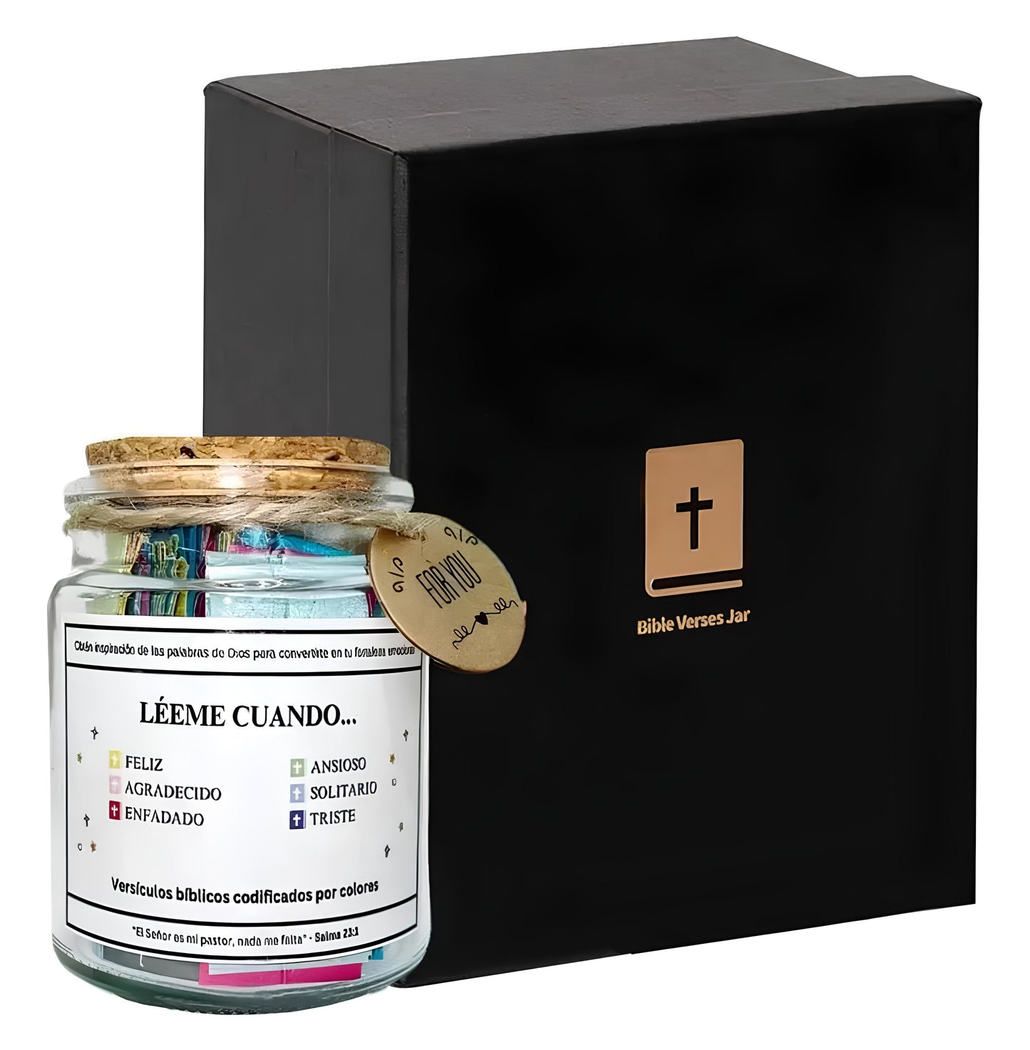 Frasco De Versículos Bíblicos Según Tus Emociones